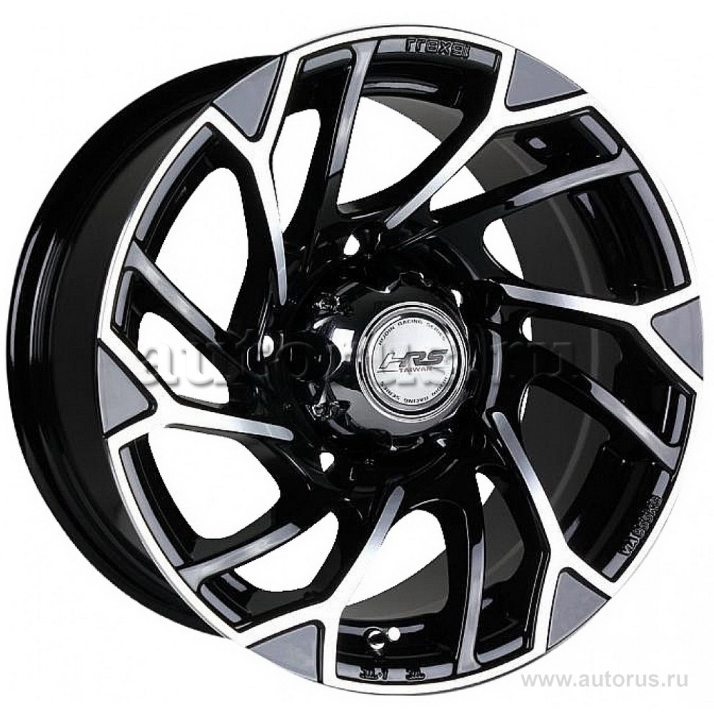 Диск литой R16 8J 6x139.7/110.5 ET0 RACING WHEELS H-519 BK F/P 87513681719